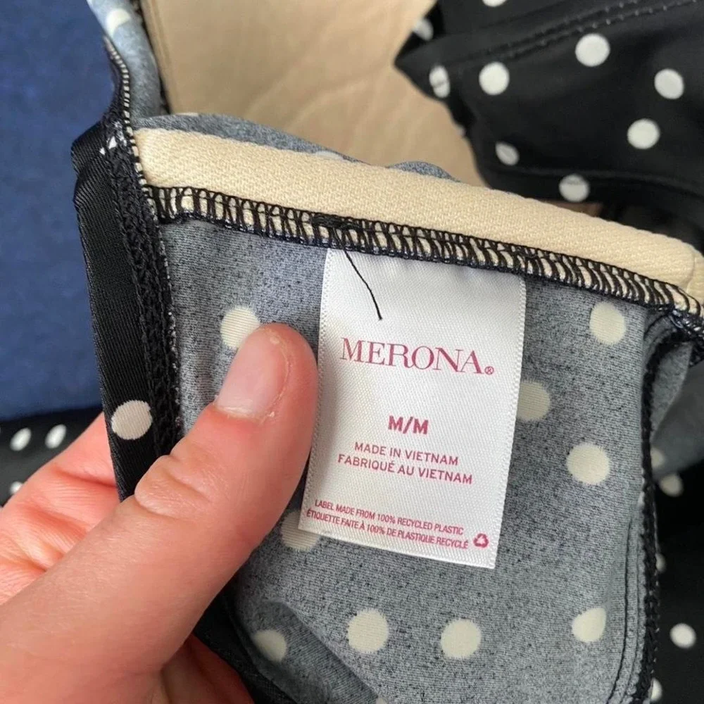 Merona polka dot
